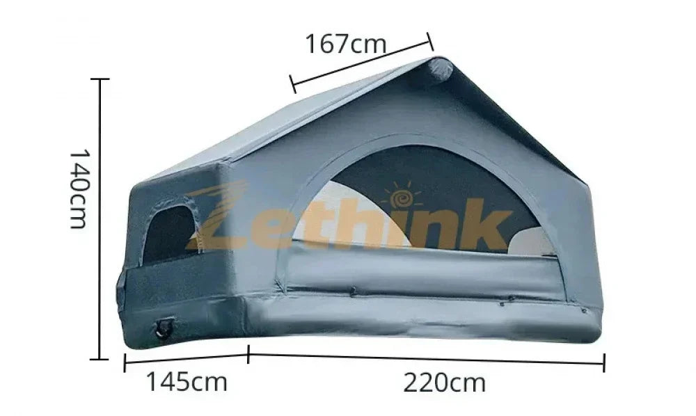 New Trend Shell Wing Inflatable Roof Top Tent Water Proof Large Internal Space Prevent Bumping Glamping Outdoor Tents