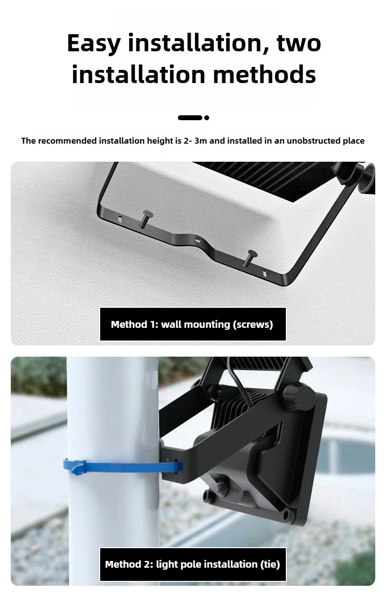 Solar Light Outdoor Foldable Floodlight Waterproof Spotlight Wall Human Body Sensor Lamp for Garden and Courtyard Lighting