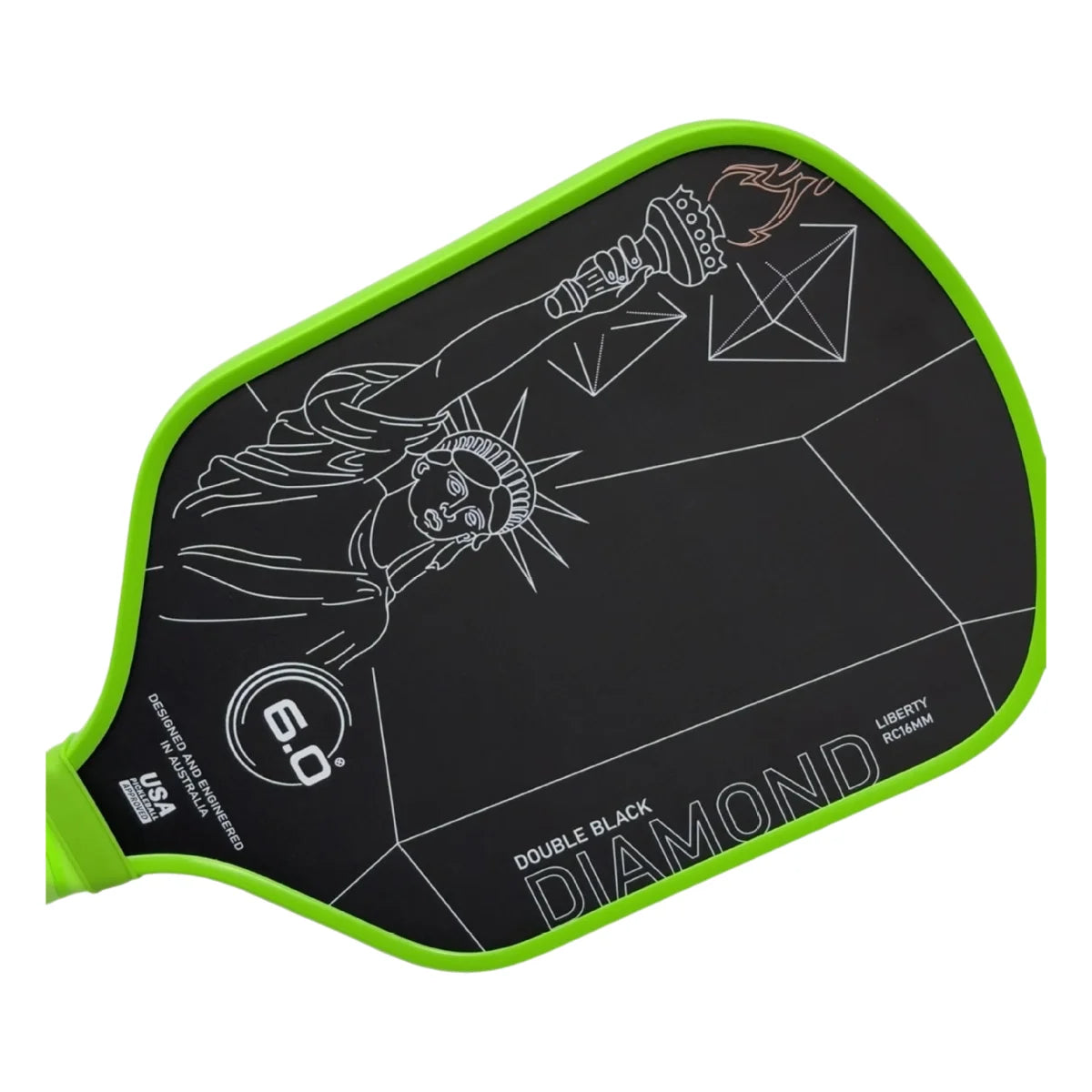 SONGYI Six Zero pickleball Racket Thermoformed T700 Double Black Diamond 16mm Professional Grade Pickleball Paddle USA Approved