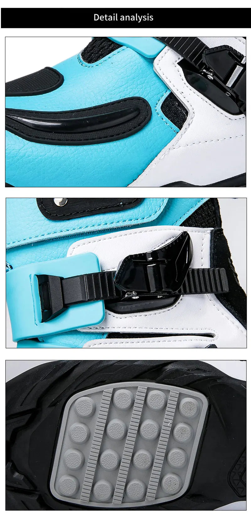 New Motorcycle Boots Men's Outdoor Sports Motocross Protective Boots Motos Slip Resistant Riding Shoes Motorcycle Accessories