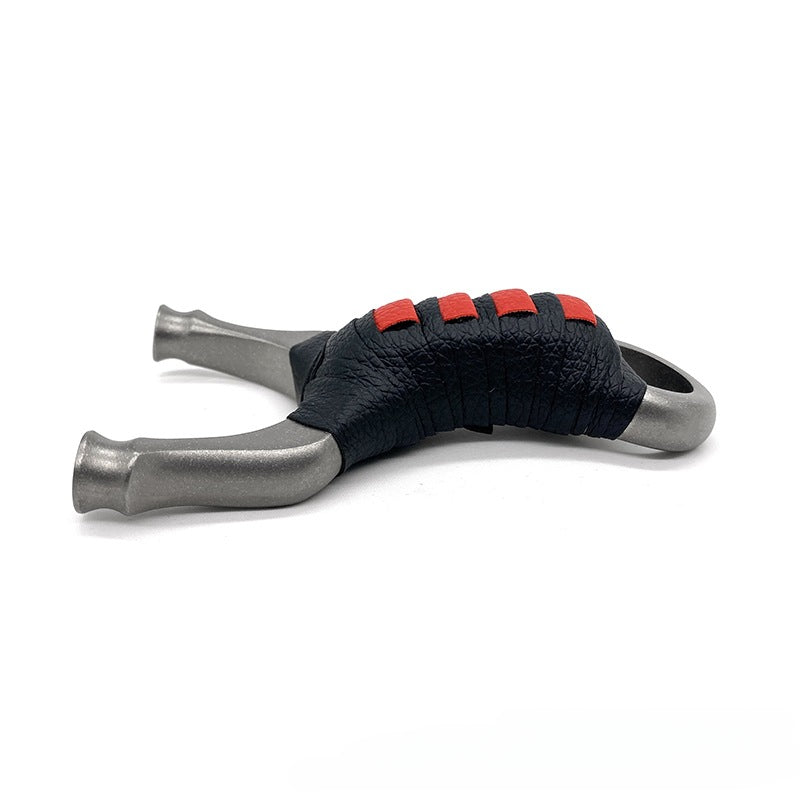 New 440C Stainless Steel Slingshot Recurve Design Catapult with Rubber Band Set Outdoor Hunting Sports Entertainment Tools Toys