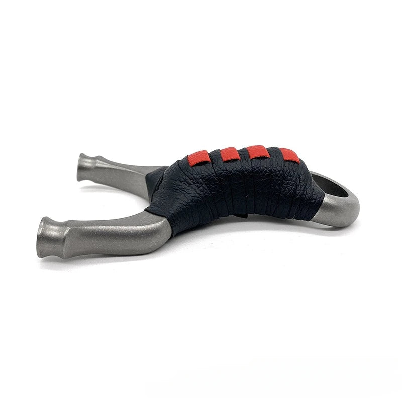 New 440C Stainless Steel Slingshot Recurve Design Catapult with Rubber Band Set Outdoor Hunting Sports Entertainment Tools Toys