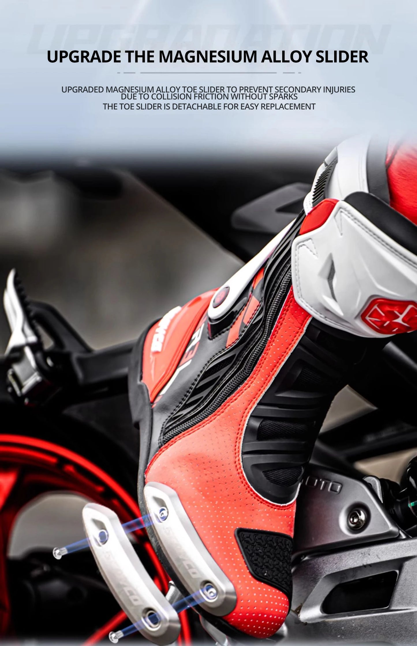 SCOYCO Knee-High Motorcycle Boots For Men Women Off-Road Highway Riding Durable Anti-Slip Sole Ankle Support All-Terrain Grip