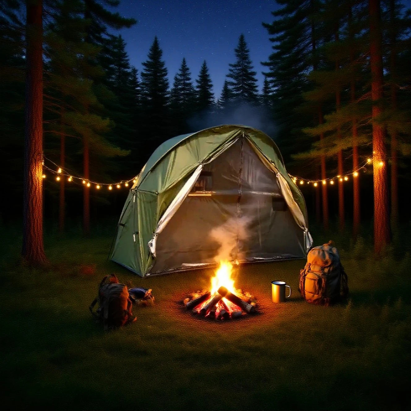 Breathable Mesh Tent for Backpacking - 1 Person All-Mesh Insect-Proof Camping Tent with Enhanced Airflow, Portable Sleep Shelter