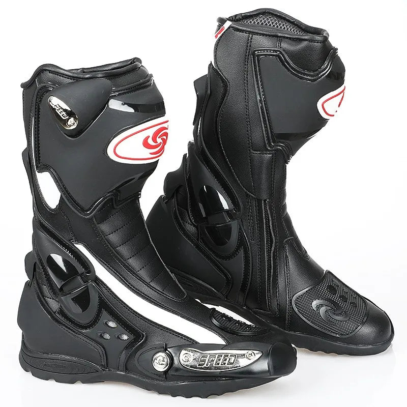 Motorcycle Boots Men Motorcycle Shoes Botas Moto Motocross Boots Motorbike Biker off-Road Racing Riding Boots
