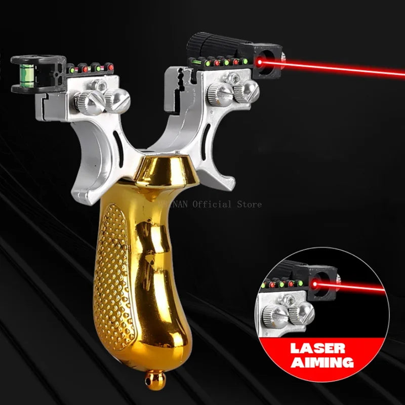 Double Spiral Fast Compression Slingshot Outdoor Sports Hunting Shooting Catapult Competition Practice Shooting Acessories