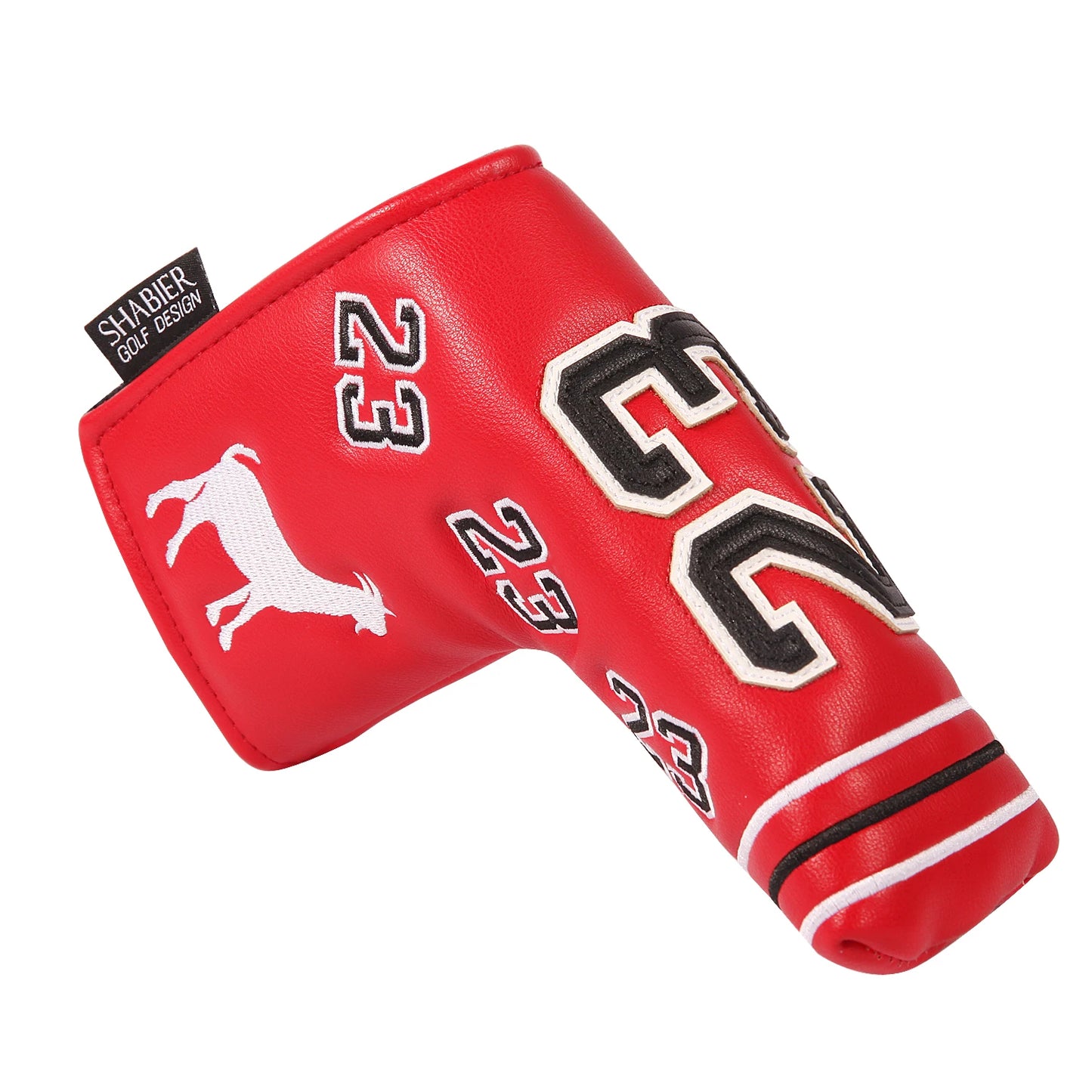 Blade Covers golf putter blade cover White Golf Putter Cover Headcover Closure for Blade Golf Putter