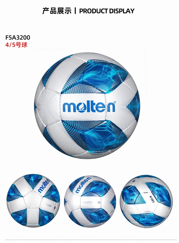 Molten F5A3200 soccer Size 5, football training official soccer ball, original professional football ball,outdoor indoor balls