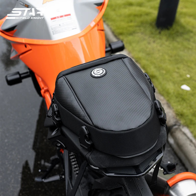 SFK Large Capacity Motorcycle Bag Rear Seat Bag Tail Pack Multifunctional Crossbody Bag Riding Gears With Outdoor Raincover