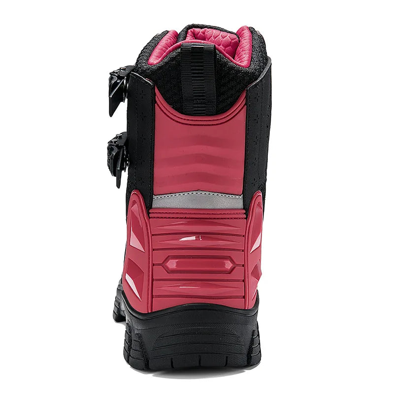 Motorcycle Boots Men's Mid-Calf Motocross Races Protective Boots Outdoor Breathable Non Slip Motos Sports Shoes Botas Moto Hombr