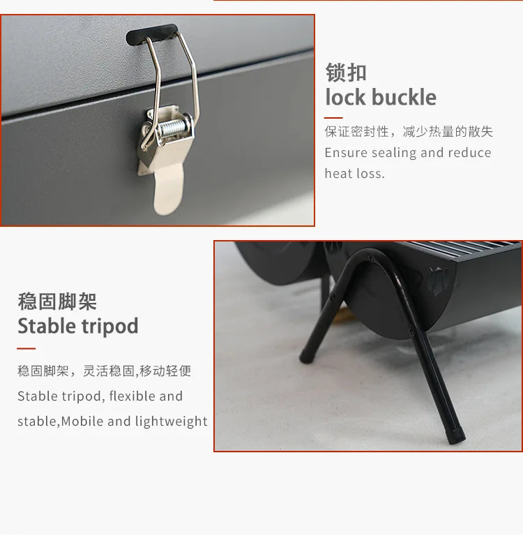 Outdoor camping barbecue grill,double sided portable barbecue grill, skewer barbecue grill, barbecue grill