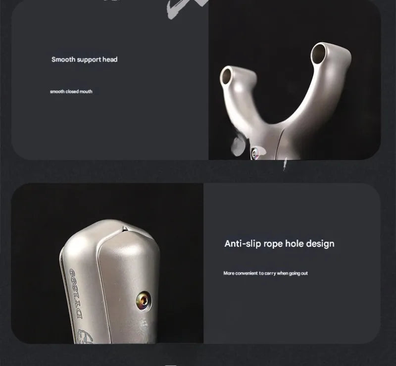 Slingshot Metal Precision Shooting Slingsshot Outdoor Hunting Archery Caza Set High Precision Slingshot Hunting