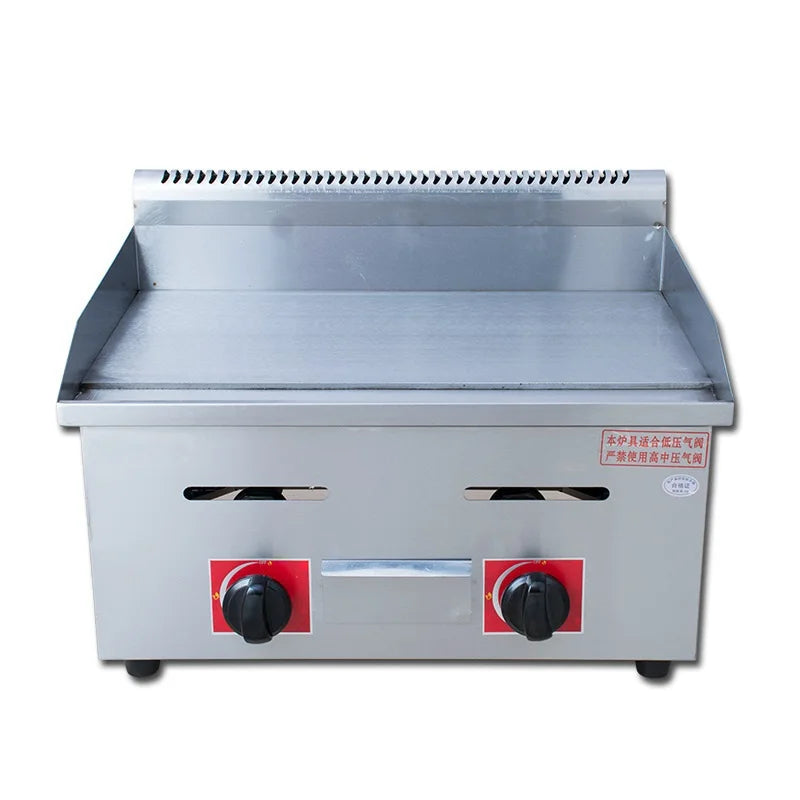 Fast Food Restaurant Kitchen Stainless Steel Counter Top Griddle Grill Commercial Gas BBQ Grill Griddle lpg Gas Griddle