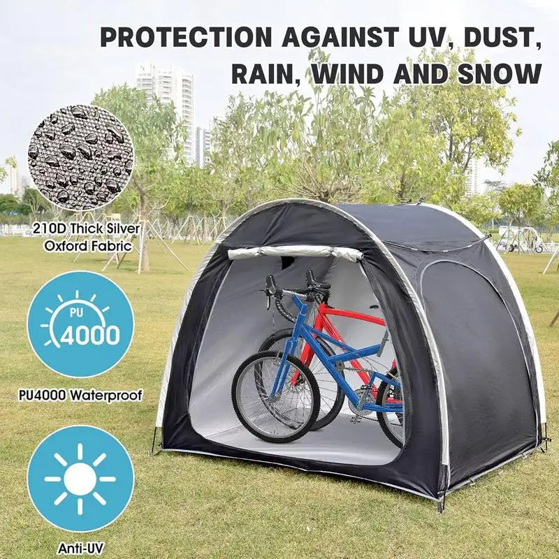 Outdoor Bike Storage Shed Oxford cloth bicycle Storage Shed Tent Electric vehicle shed for Travel Beach Garden Camping