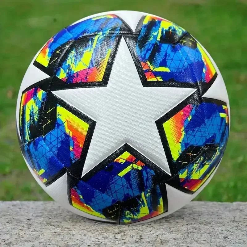 Soccer Balls Standard Size 5 Machine-Stitched Ball PU Material Sports League Match Football Training Balls Futbol Voetbal 1PC
