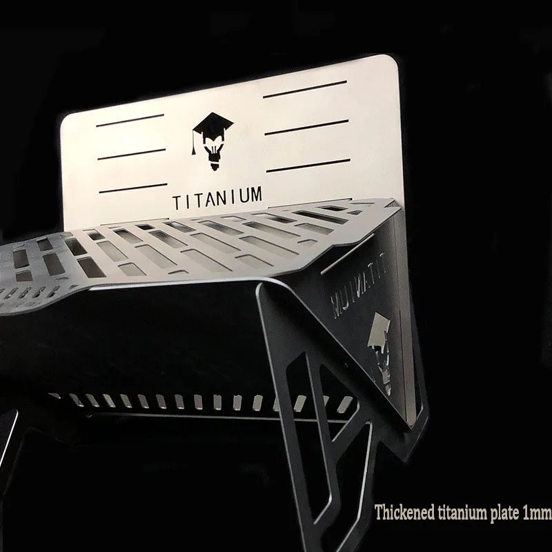 Smilodon- Titanium BBQ Grill Camping Charcoal Barbecue Grills Outdoor Picnic Portable Folding Stove Stand