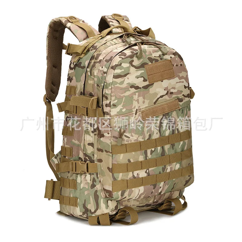 Upgraded 3D Bag Camouflage Mountaineering Bag Tactical Backpack Outdoor Camping Travel Bag