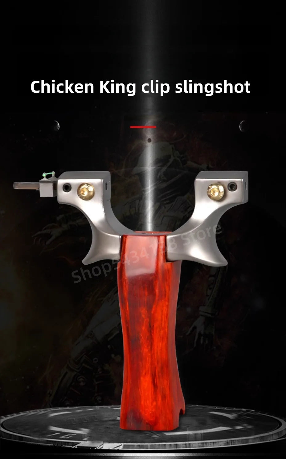 Outdoor Hunting Rubber Belt Shooting Stainless Steel Slingshot High-precision Catapult Sports Hunting Slingshot