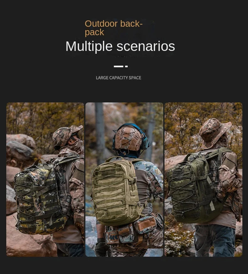 Tactical Camouflage Backpack Molle Hunting Backpacks Waterproof Camping Hiking Hunting Trekking Climbing Outdoor Bags Rucksack