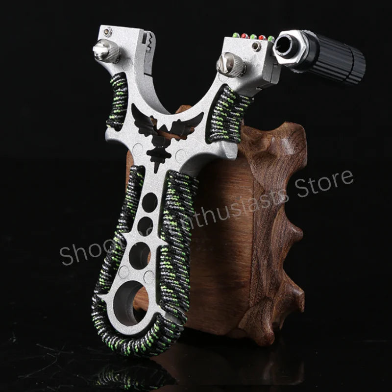 High Precision Flat Tape Catapult Outdoor Shooting Professional Slingshot High-quality Alloy Hunting Sports Game