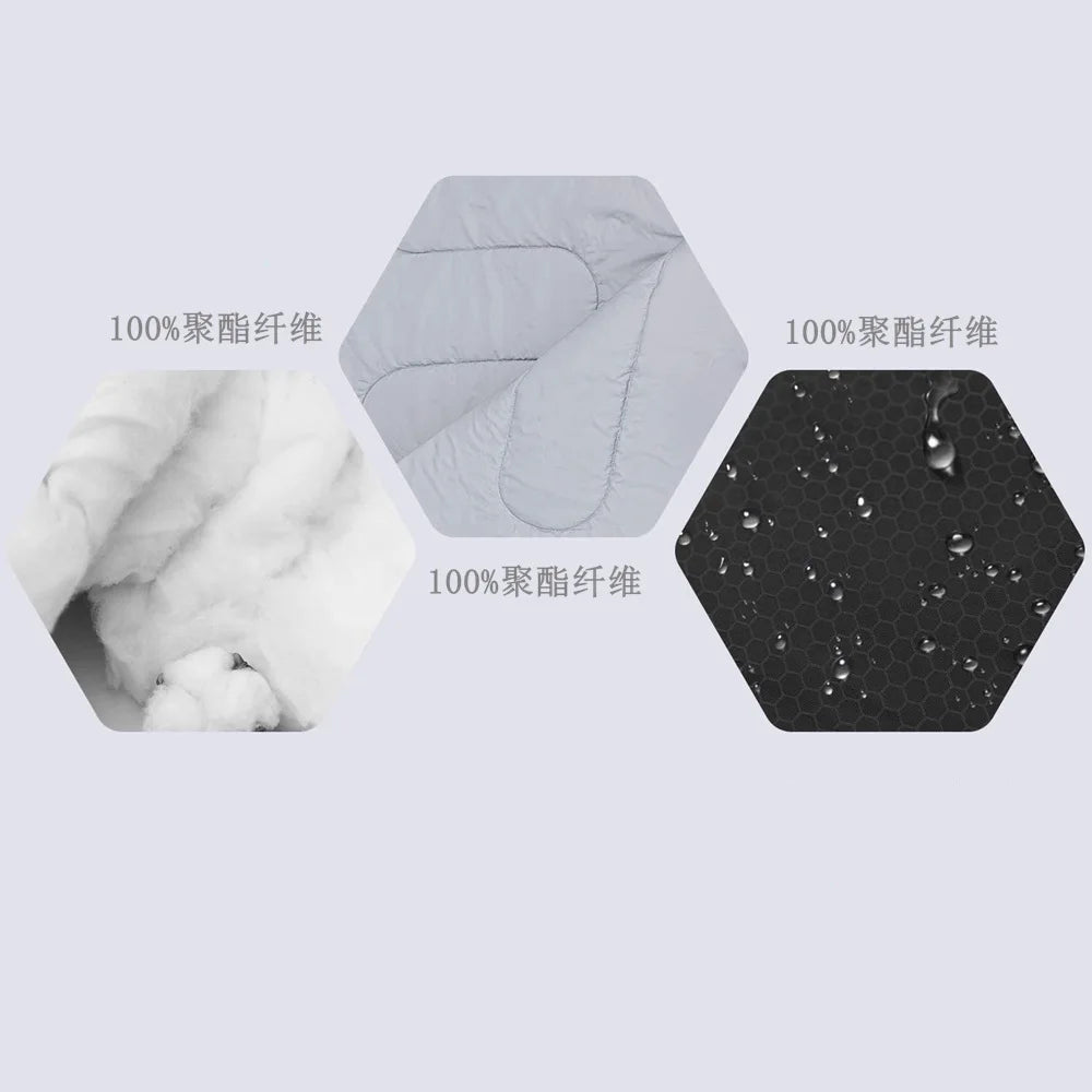 Outdoor camping can be split and spliced waterproof double couple thickened sleeping bag with pillow envelope type