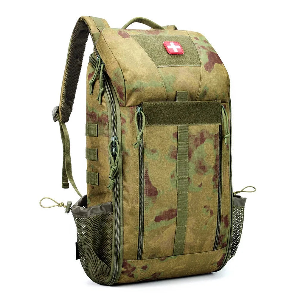 Tactical Medical Backpack MOLLE Detachable Med Kit - Quick-Access Military Survival Emergency Pack for Camping First Aid