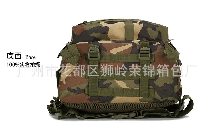 Upgraded 3D Bag Camouflage Mountaineering Bag Tactical Backpack Outdoor Camping Travel Bag