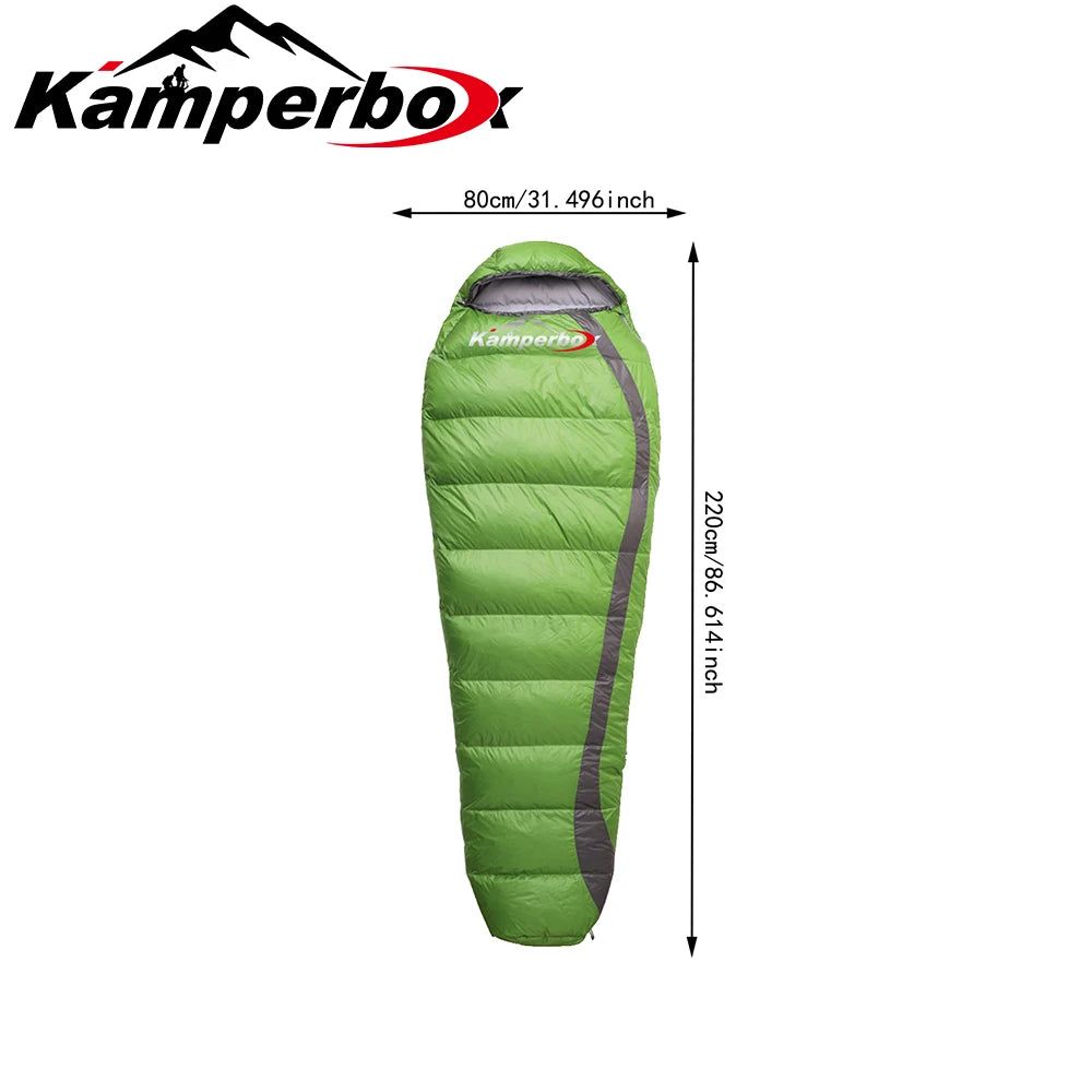 Kamperbox Ultra Light Outdoor Down Sleeping Bag Winter Camping Down Sleeping Bag