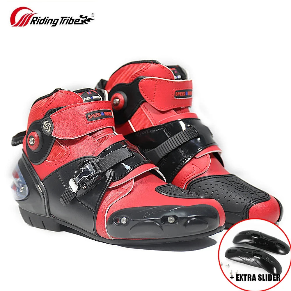 Riding Tribe Motorcycle Boots Motorcycle Riding Anti-fall Shoes Cycling Equipment Wear-resistant Men's Boots Multicolor Shoes