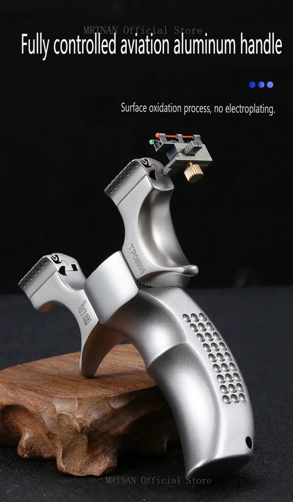 Powerful Metal Slingshot Precise Aiming Catapult Outdoor Hunting Shooting Slingshot Rubber Band Outdoor tool