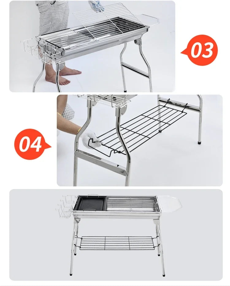 Barbecue Grill Barbecue  Household Charcoal Outdoor Carbon  Tools  Supplies