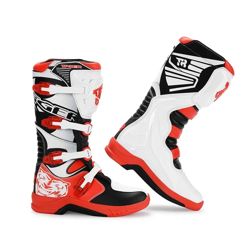 2021 NEW Motorcycle Enduro Motocross Boots Riding Mx Moto Cross Botas Motorbike Motorboats Shoes Racing Men's MTB Downhill Boots