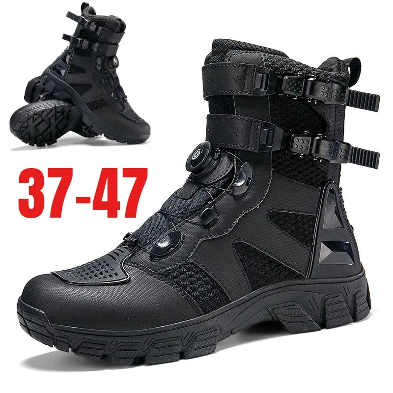 Summer Breathable Anti-fall Durable Off-road Motorcycle Riding Boots Knight Shoes Dirtbiker Cycling Anti-fall Botas