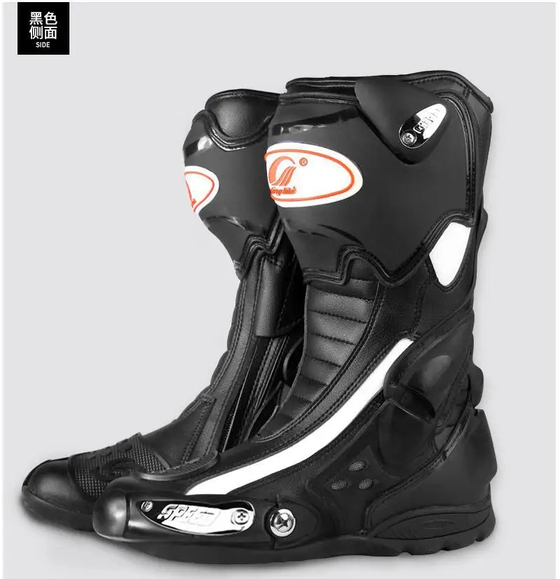 Riding Tribe Motorcycle Riding Shoes Summer Off-road Road Racing Long Boots Knight Anti-drop Motorcycle Shoes Men racing shoes