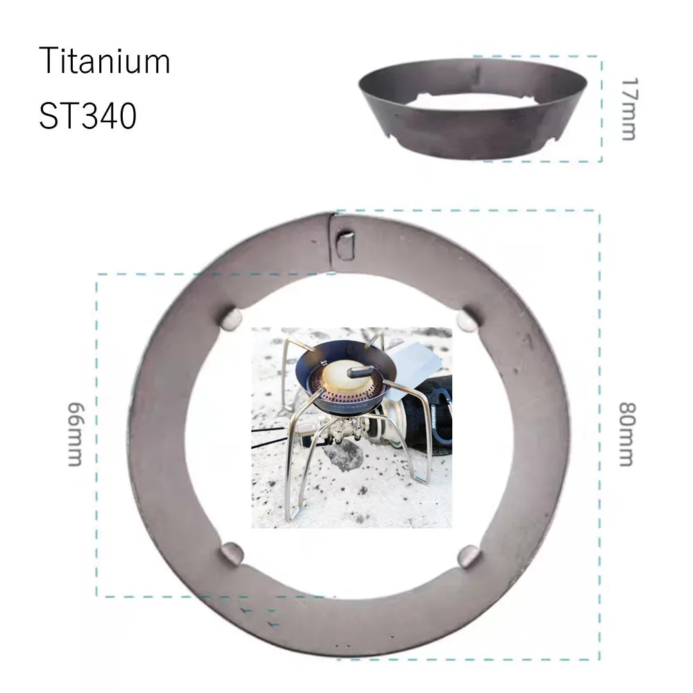 Windproof and Anti-Scald Camping Stove  Outdoor Tourist Burner Parts  Spider Stove  Backpack  Hiking Gas Furnace