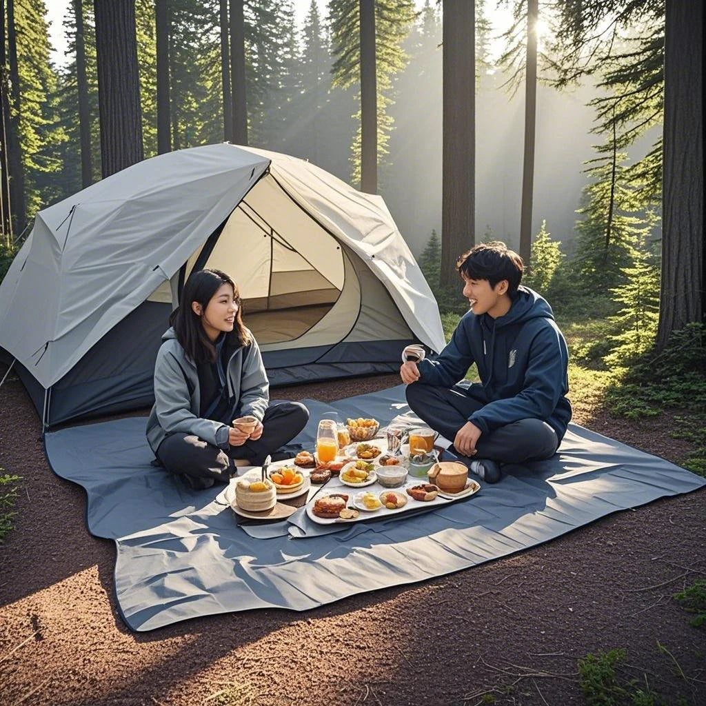 Portable Lightweight Camping Tent (2-Person Capacity) with PU4000 Waterproof Floor & Footprint, Perfect for Backpacking & Hiking