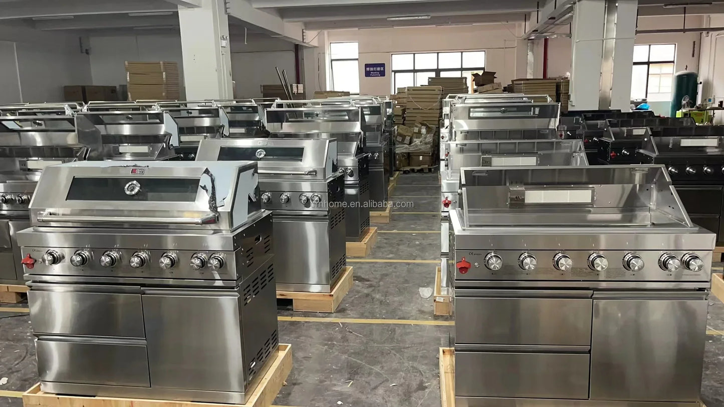 Custom Outdoor Kitchen Garden State Stainless Steel Outdoor BBQ Kitchen with Outdoor Grill