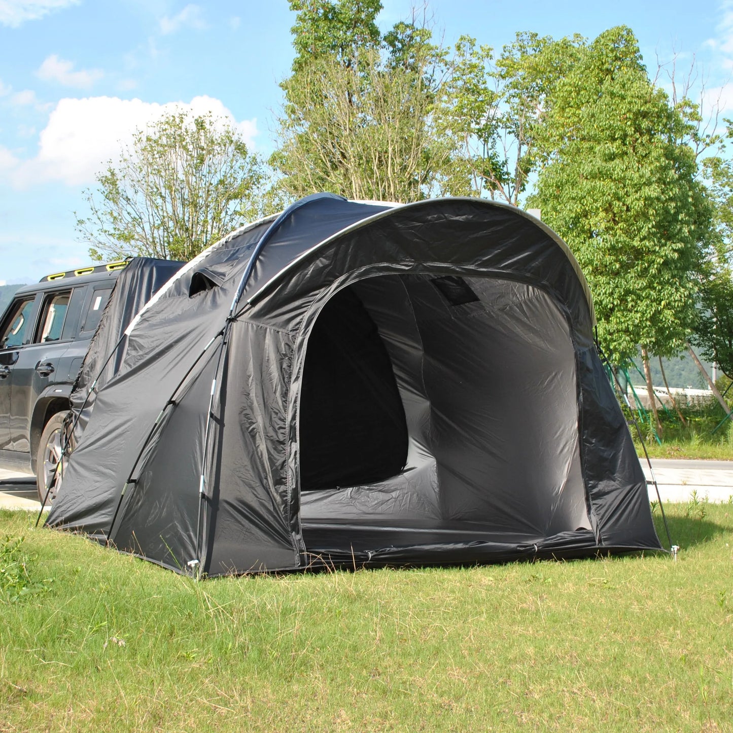 6 Person SUV Tent for Camping Double Layer PU3000mm Waterproof UPF 50+ UV Protection Electric Vehicle Car Tent Multi-use