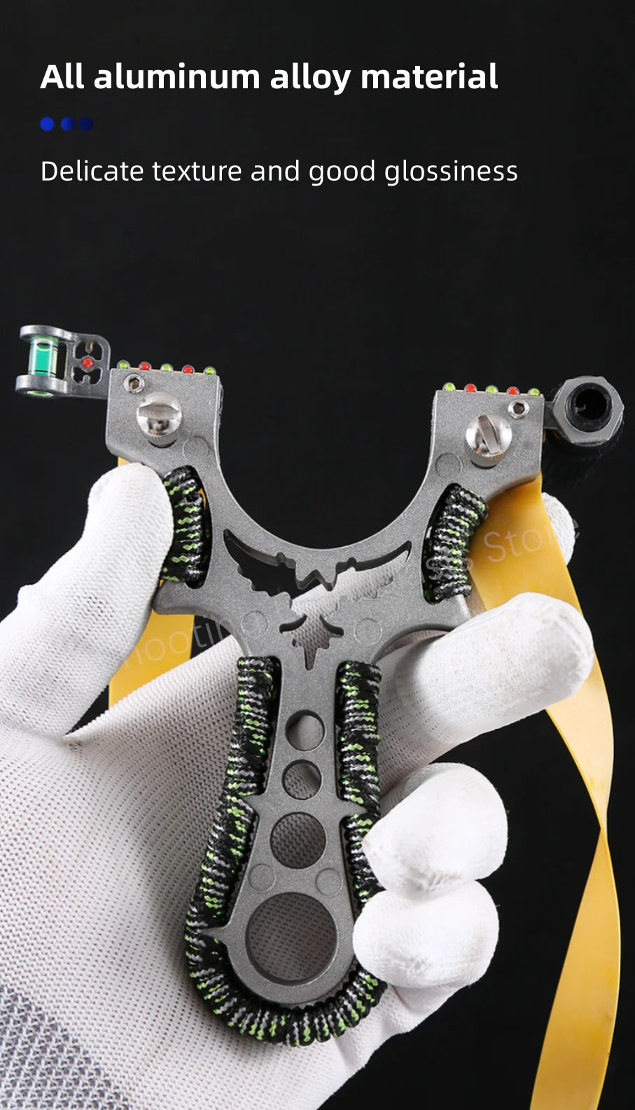 High Precision Flat Tape Catapult Outdoor Shooting Professional Slingshot High-quality Alloy Hunting Sports Game