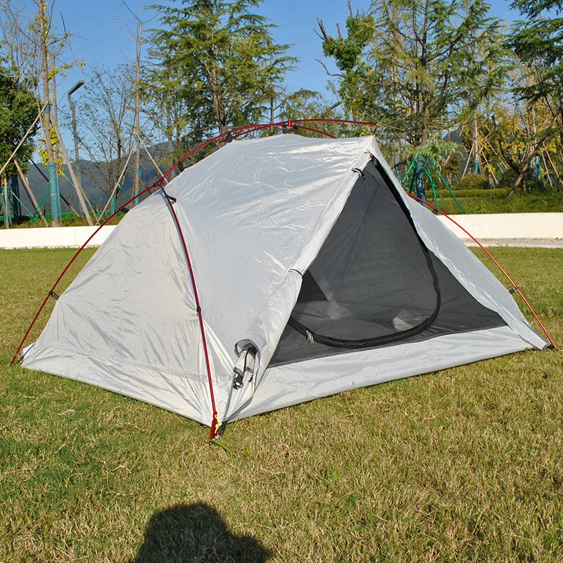 Ultralight Aluminum Poles Camping Tent for 2 Person, 4 Season, PU4000 Waterproof 210T Fabric, Easy to Set Up, Hiking Tents