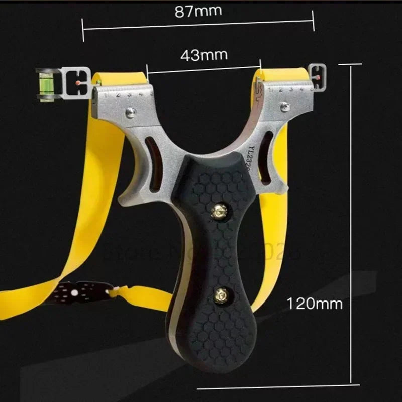 Stainless Steel Outdoor Slingshot Large Strong Rubber Band Shooting Catapult Hunting Tire Tactical Game Toy Bow