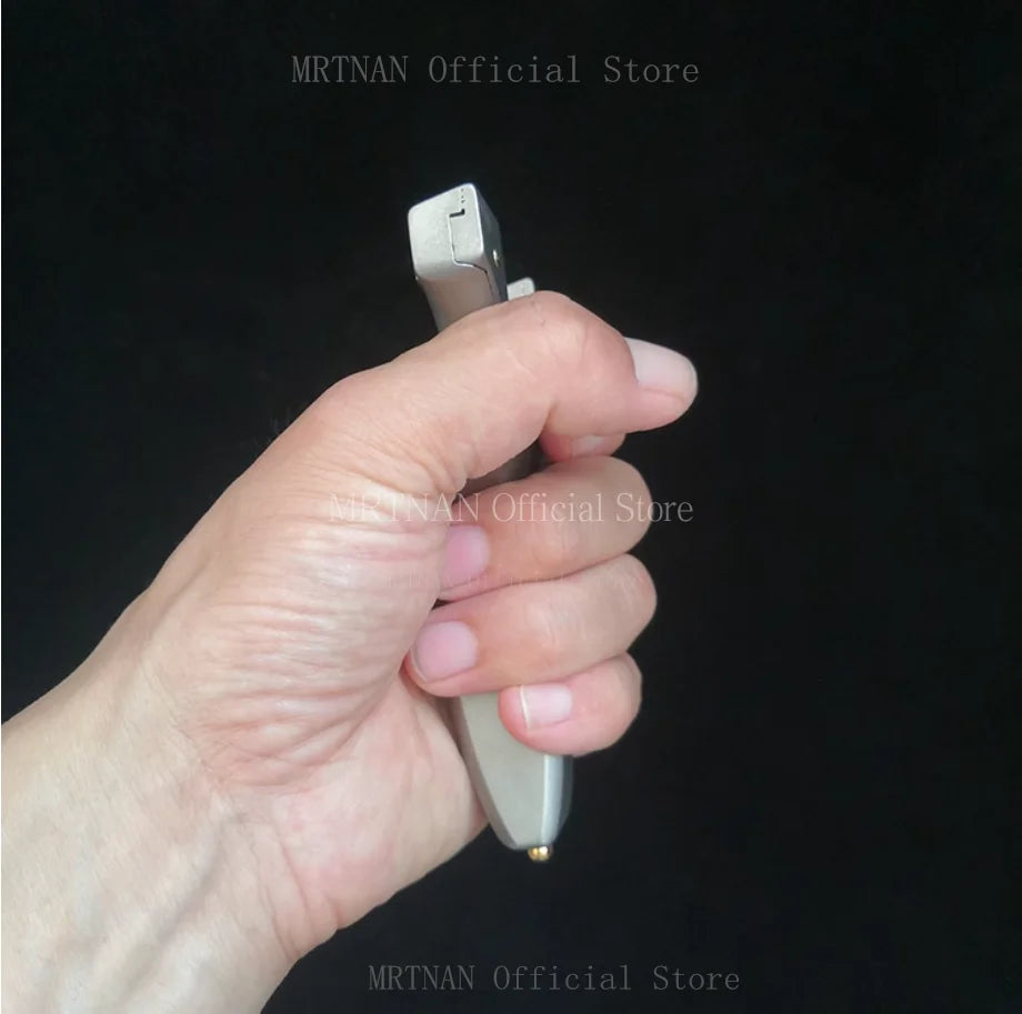 Slingshot Titanium Alloy High Quality Shooting Slingshot Hunting Flat Rubber Band Catapult Outdoor Sports Accessories