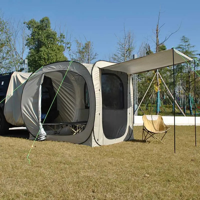 Portable Air Conditioner Camping Tent to Achieve the Freedom of Heat&Cooling, 7 Feet Height, Pop Up Family SUV Camping Tent