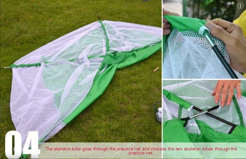 PGM Brand Golf Hitting Cage Indoor 2M 3M Golf Practice Net Tent Garden Grassland Golf Training Equipment Mesh Mat Outdoor Swing
