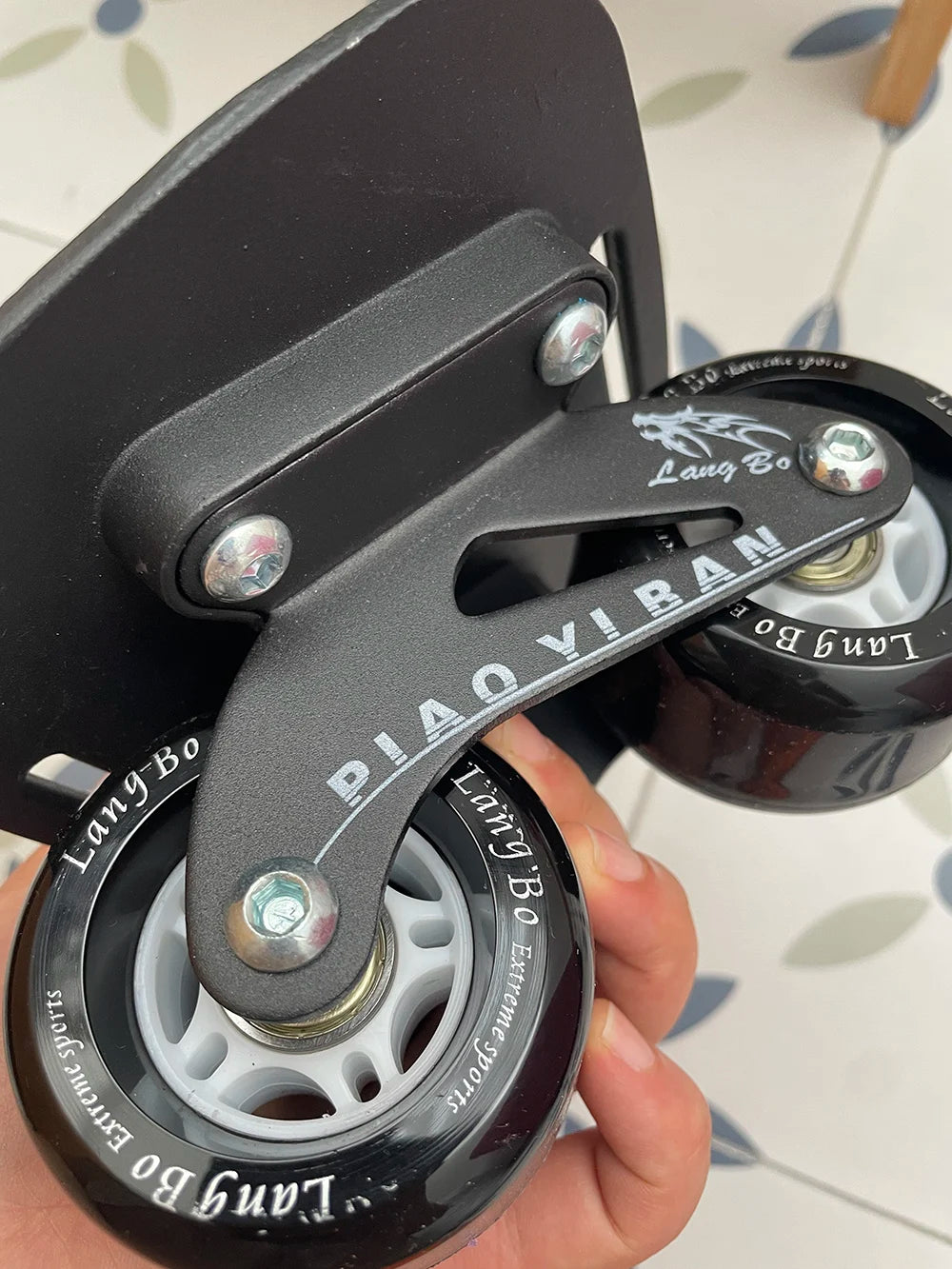 1 Pair Skateboard Aluminium Alloy Mini Drift Short Board Roller