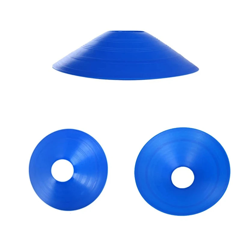 10pcs Cone Set Football Training Equipment for Kid Pro Disc Cones Agility Exercise Obstacles Avoiding Sport Training Accessories
