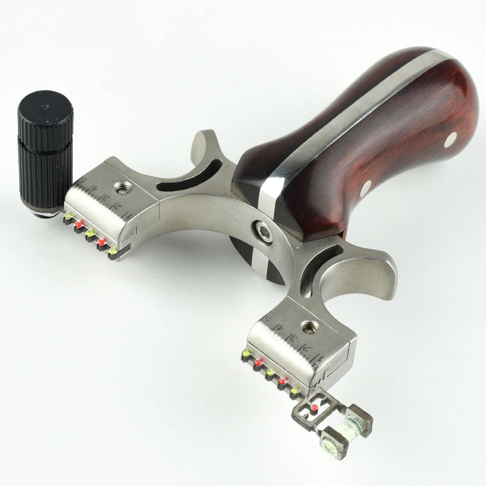 304 Stainless Steel Slingsshots High-precision Laser Aiming Slingshot Outdoor Hunting Catapult Practice Shooting Accessories