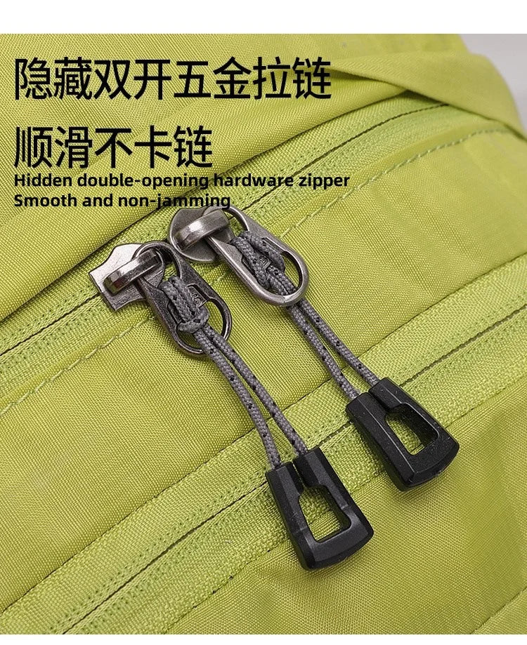 Unisex Multifunctional Outdoor Camping Hiking Climbing Backpack Men Nylon Travel  Adjustable Shoulder Strap Lightweight Bag