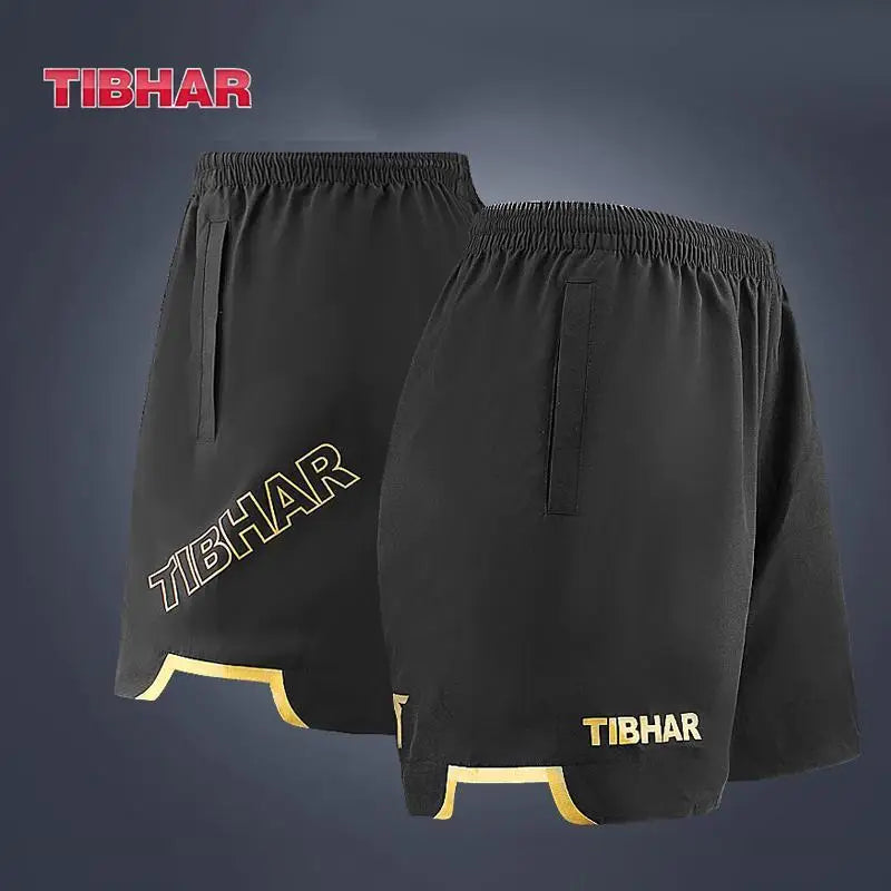 TIBHAR Table Tennis Shorts Men's and Women's Sports Shorts Quick Drying, Breathable, Loose and Comfortable