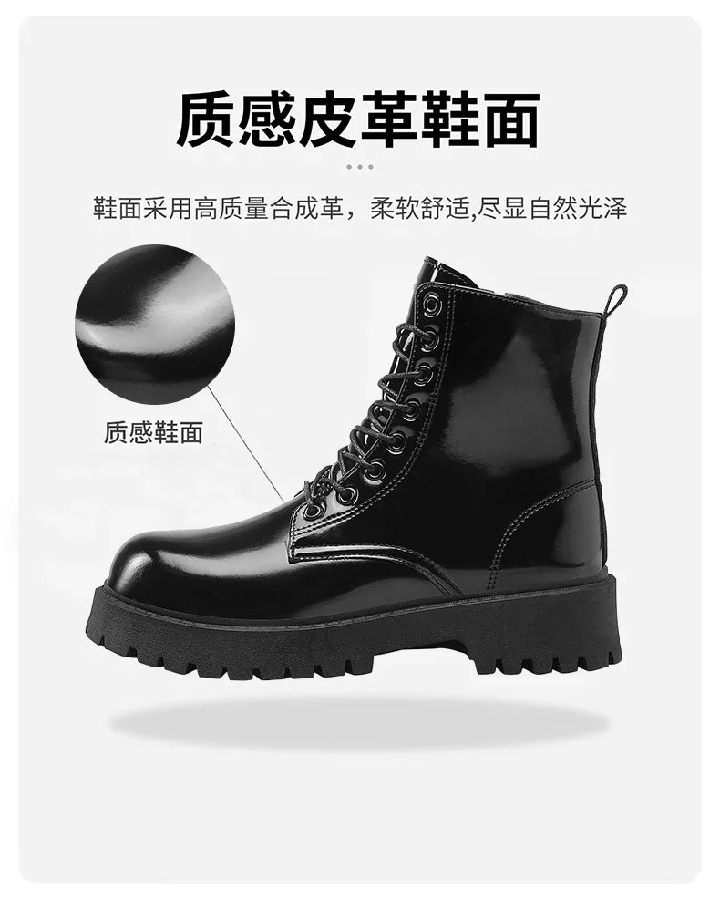 Boots Mens Shoes Casual Outdoor Platform Leather Walking Sports Fashion Luxury Designer Couple Unisex Women Ankle
